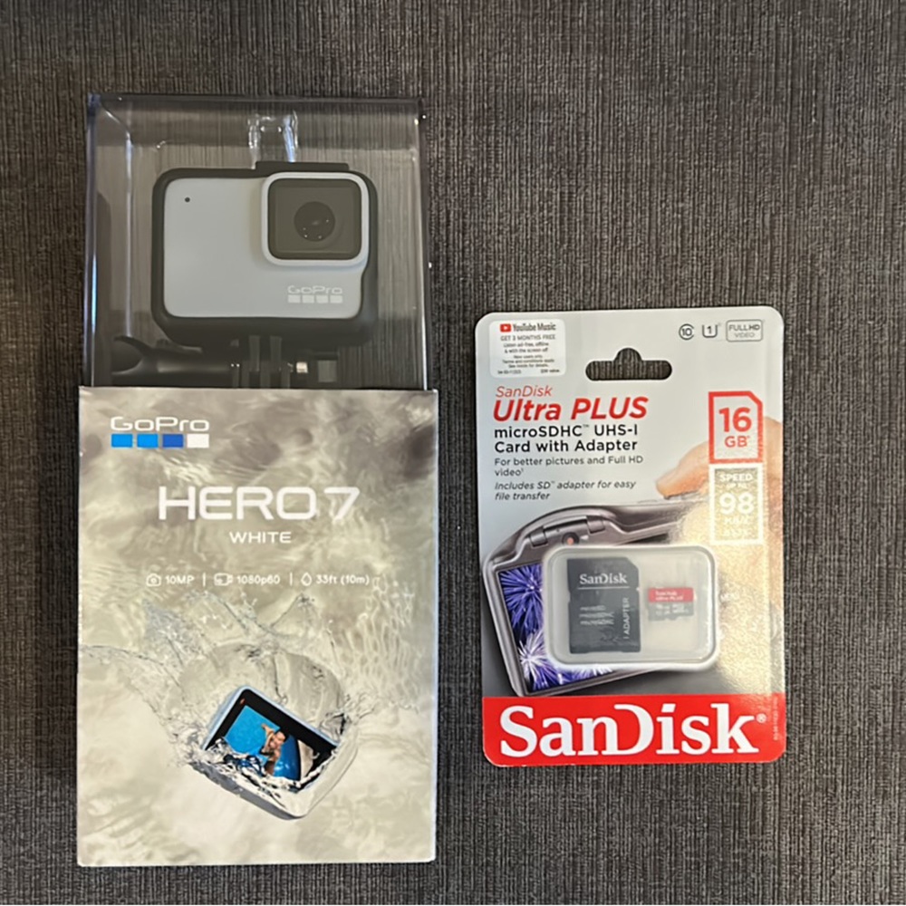 Go Pro Hero 7 w/ microSD card